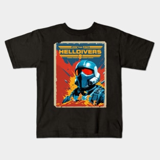 JOIN THE FIGHT - HELLDIVERS Kids T-Shirt